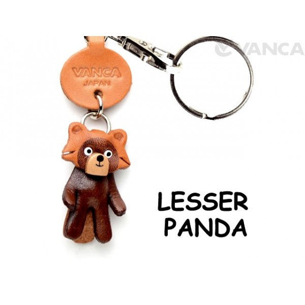 Lesser panda Japanese Leather Keychains Animal