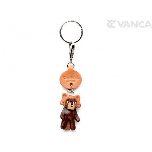 Lesser panda Japanese Leather Keychains Animal