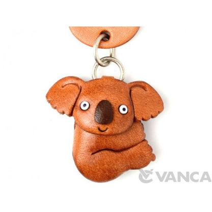 Koala Japanese Leather Keychains Animal