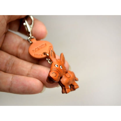 Donkey/Ass Japanese Leather Keychains Animal