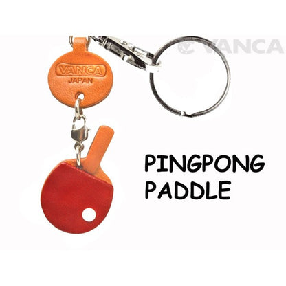 Pingpong paddle Japanese Leather Keychains Goods