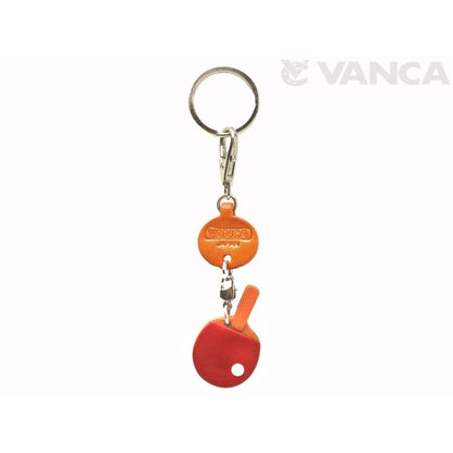 Pingpong paddle Japanese Leather Keychains Goods