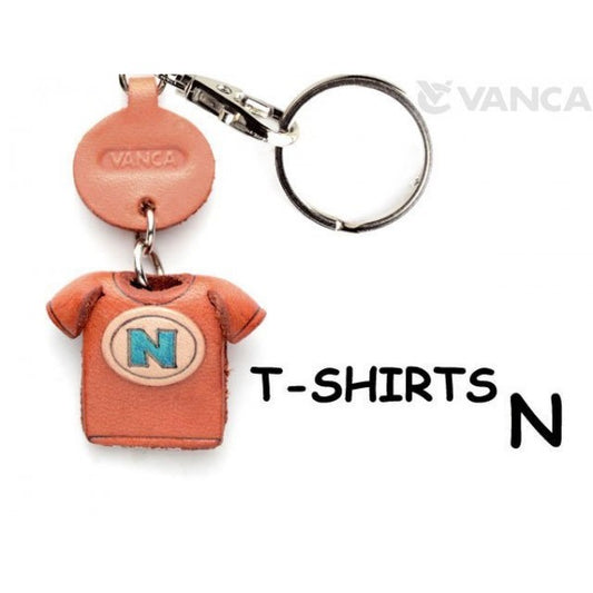 N(Blue) Japanese Leather Keychains T-shirt