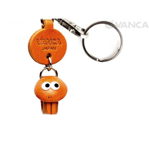 Snake Leather Keychains Little Zodiac Mascot