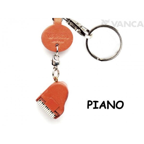 Piano Japanese Leather Keychains Goods