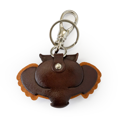 Owl Handmade Leather Animal/Bag Charm