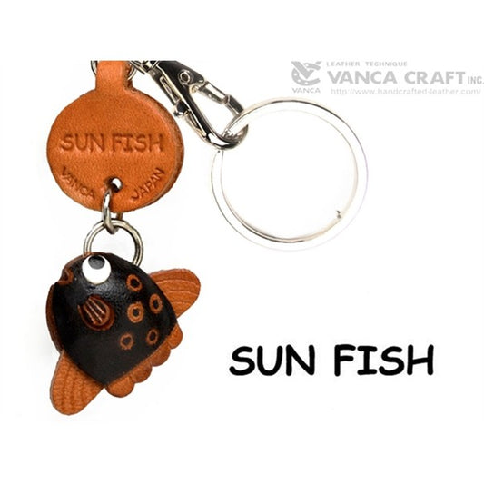 Sunfish Japanese Leather Keychains Fish