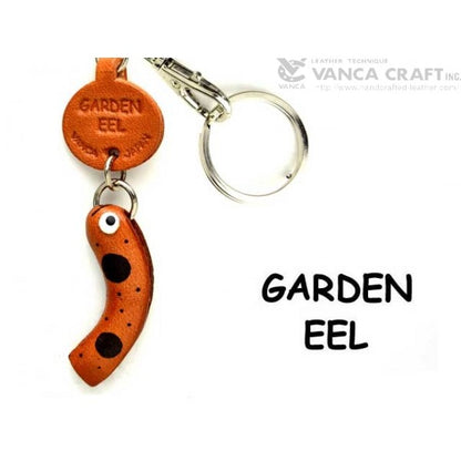 Garden Eel Leather Keychain Sea Animals