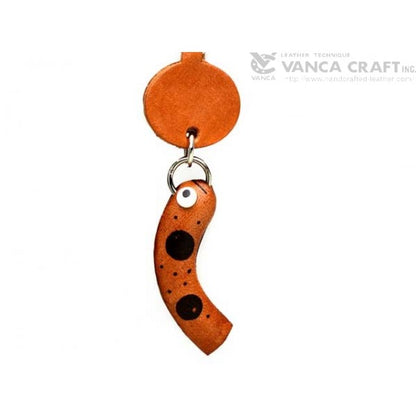 Garden Eel Leather Keychain Sea Animals