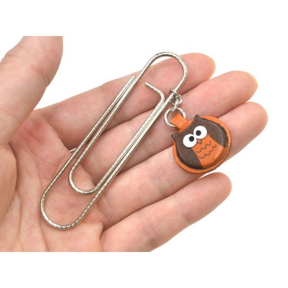 Owl Animal Leather Charm/Paper Clip