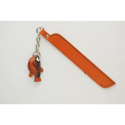 Blowfish Leather Charm Bookmarker