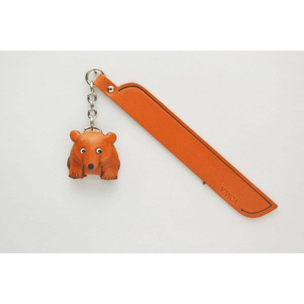 Bear Leather Charm Bookmarker