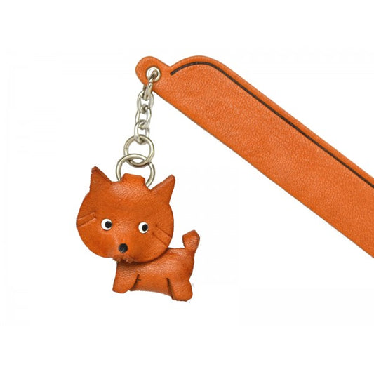 Shiba Leather dog Charm Bookmarker