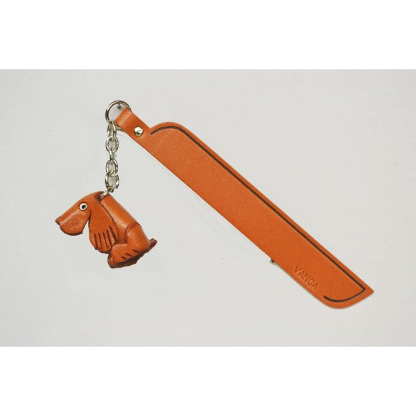 Irish setter Leather dog Charm Bookmarker