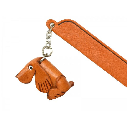 Irish setter Leather dog Charm Bookmarker