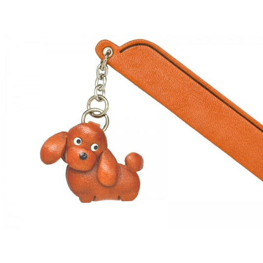 Toy poodle Leather dog Charm Bookmarker