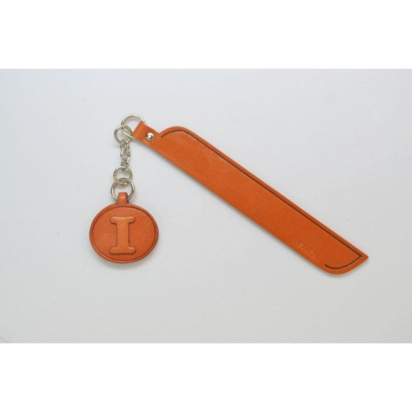 I Leather Alphabet Charm Bookmarker