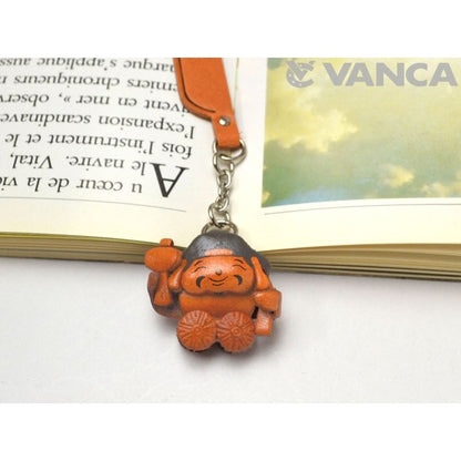 Daikoku God Leather Charm Bookmarker