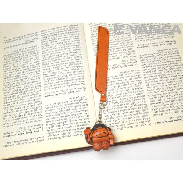 Daikoku God Leather Charm Bookmarker