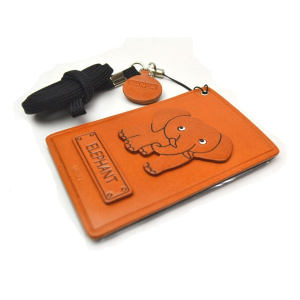 Elephant Leather Commuter Pass case/card Holders #26410