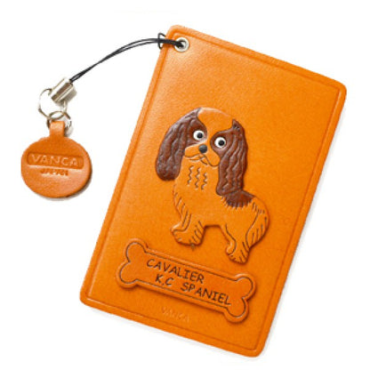 Cavalier kc Spaniel Leather Commuter Pass case/card Holders #26447