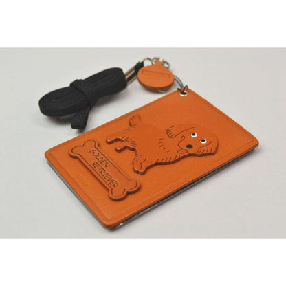 Golden Retriever Leather Commuter Pass/Passcard Holders