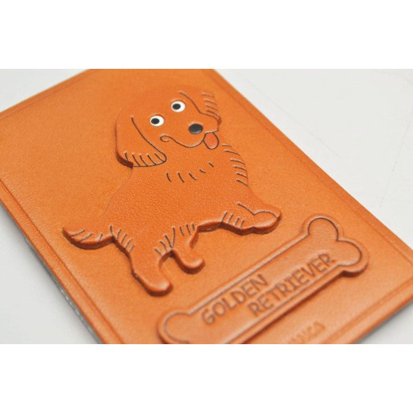 Golden Retriever Leather Commuter Pass/Passcard Holders