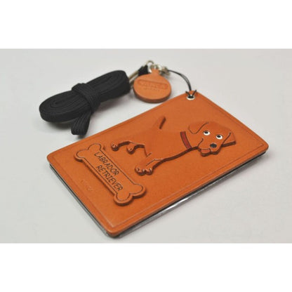 Labrador Retriever Leather Commuter Pass/Passcard Holders