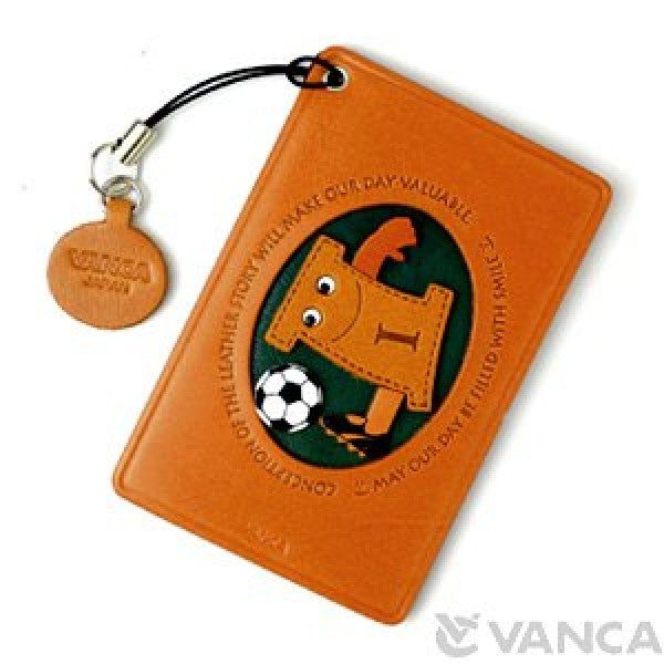 Soccer-I Leather Commuter Pass/Passcard Holders