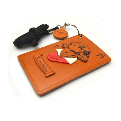 Beethoven Leather Commuter Pass case/card Holders #26493