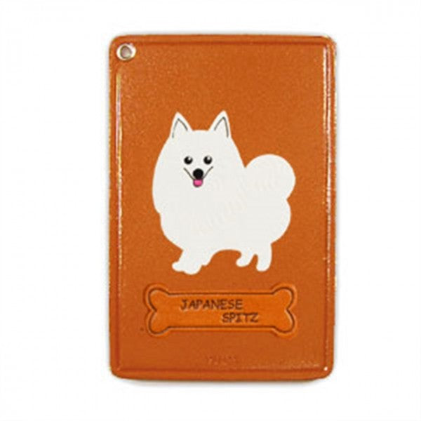 Japanese Spitz Leather Commuter Pass/Passcard Holders