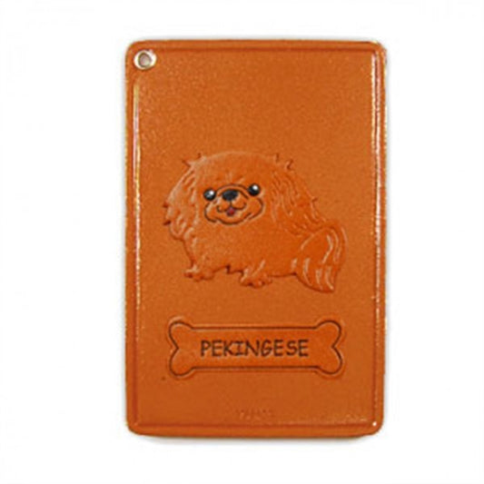 Pekingese Leather Commuter Pass/Passcard Holders