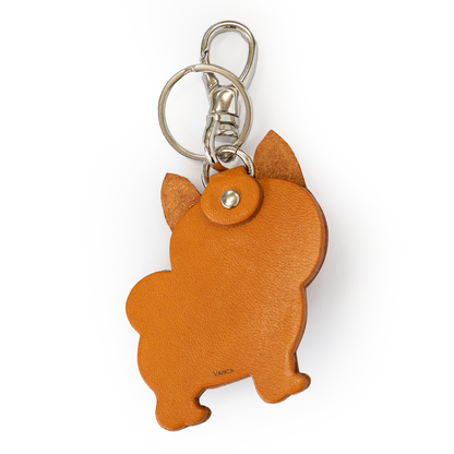 Shiba Leather Dog/Bag Charm