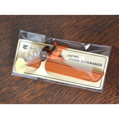 Boston terrirer Leather dog Charm Bookmarker