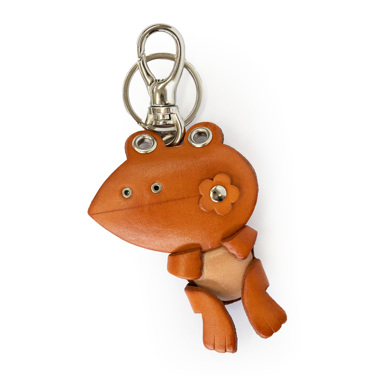 Frog Handmade Leather Animal/Bag Charm