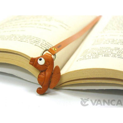 Sea Horse Handmade Leather Bookmark/Bookmarker