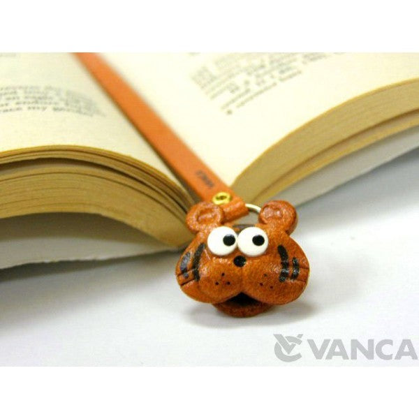 Tiger Handmade Leather Animal Bookmark/Bookmarker