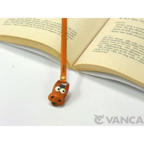 Horse Handmade Leather Animal Bookmark/Bookmarker