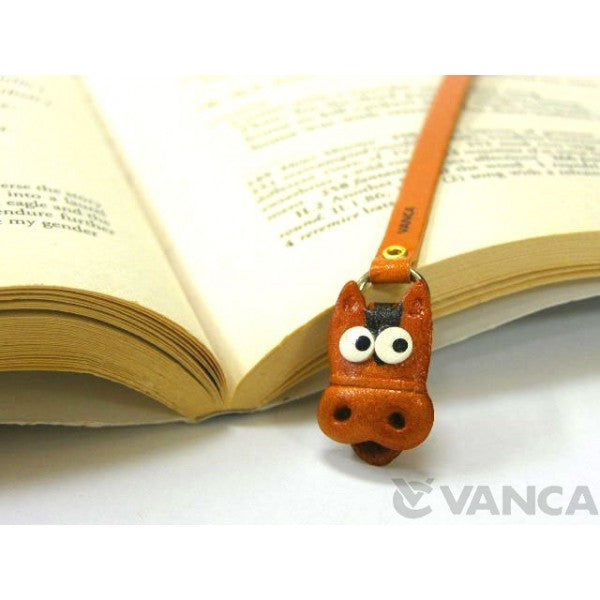 Horse Handmade Leather Animal Bookmark/Bookmarker