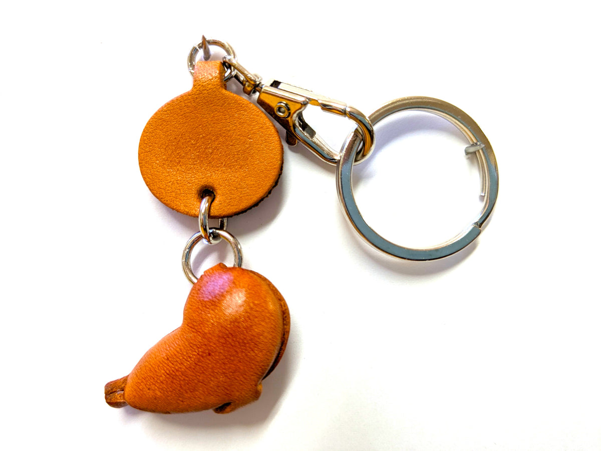 Seal Japanese Leather Keychains Fish