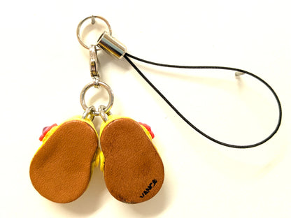 First Shoes Yellow Leather Cellularphone Charm