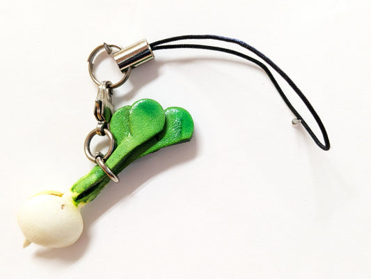 Beet Leather Cellularphone Charm Vegetables