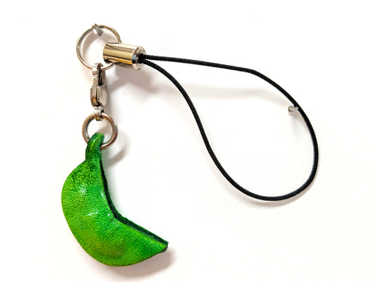 Snow Pea Leather Cellularphone Charm Vegetables