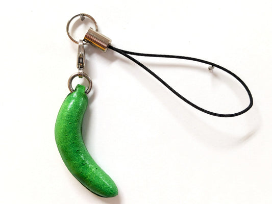 Cucumber Leather Cellularphone Charm Vegetables