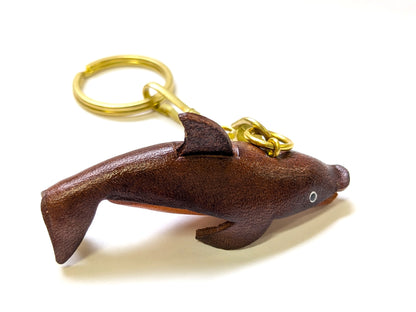 Dolphin Leather Keychain(L)