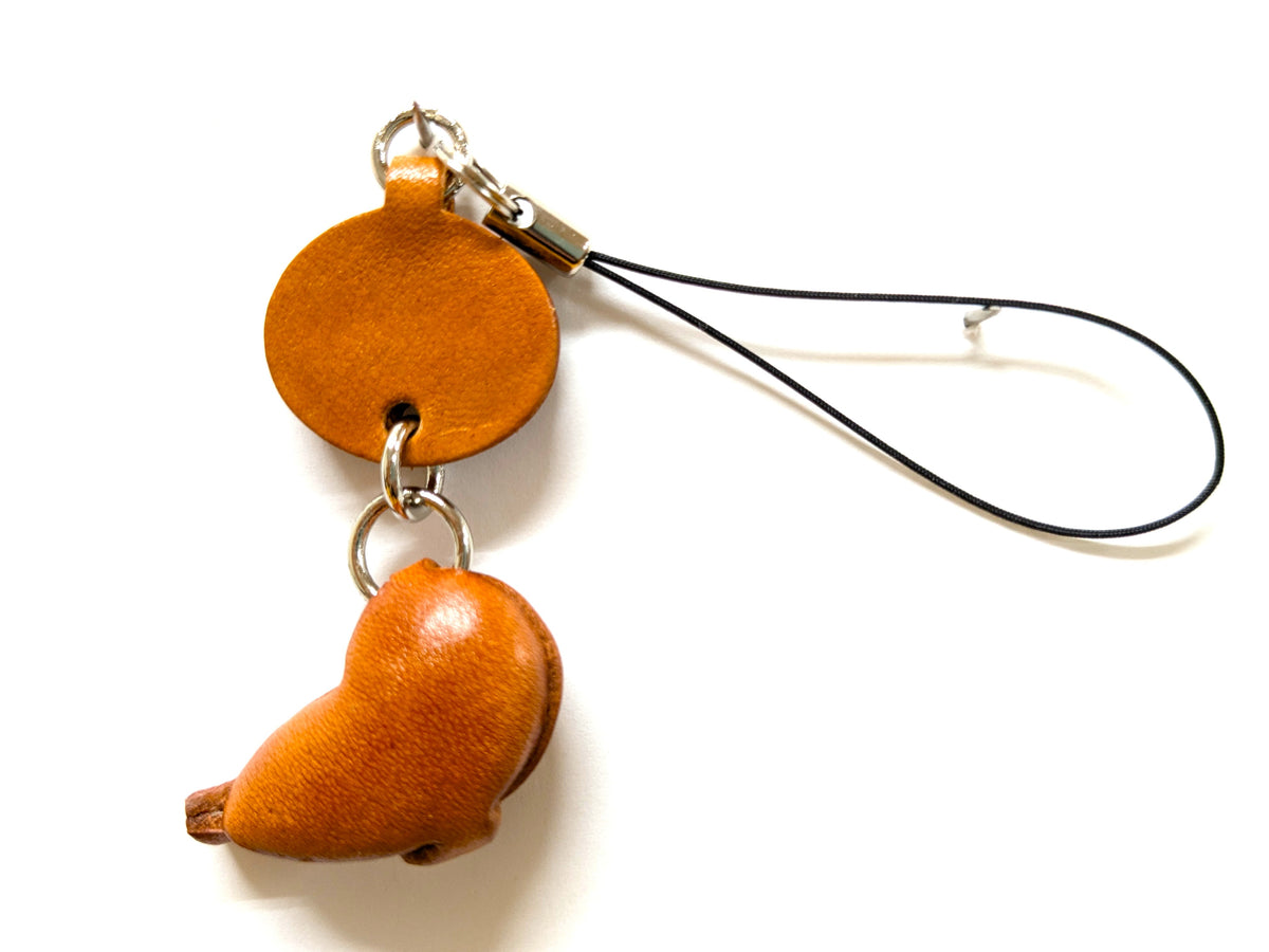 Seal Japanese Leather Cellularphone Charm Fish