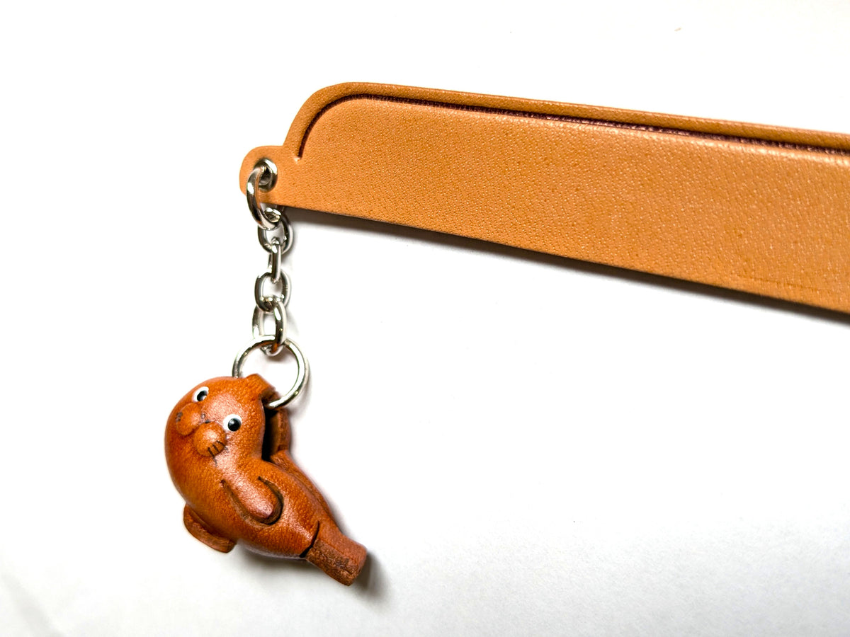 Seal Leather Charm Bookmarker