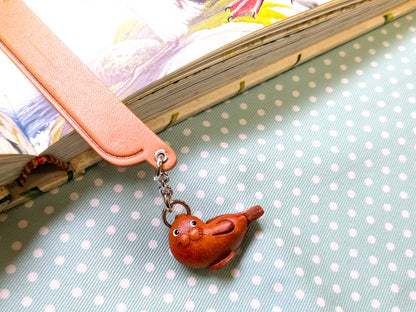 Seal Leather Charm Bookmarker