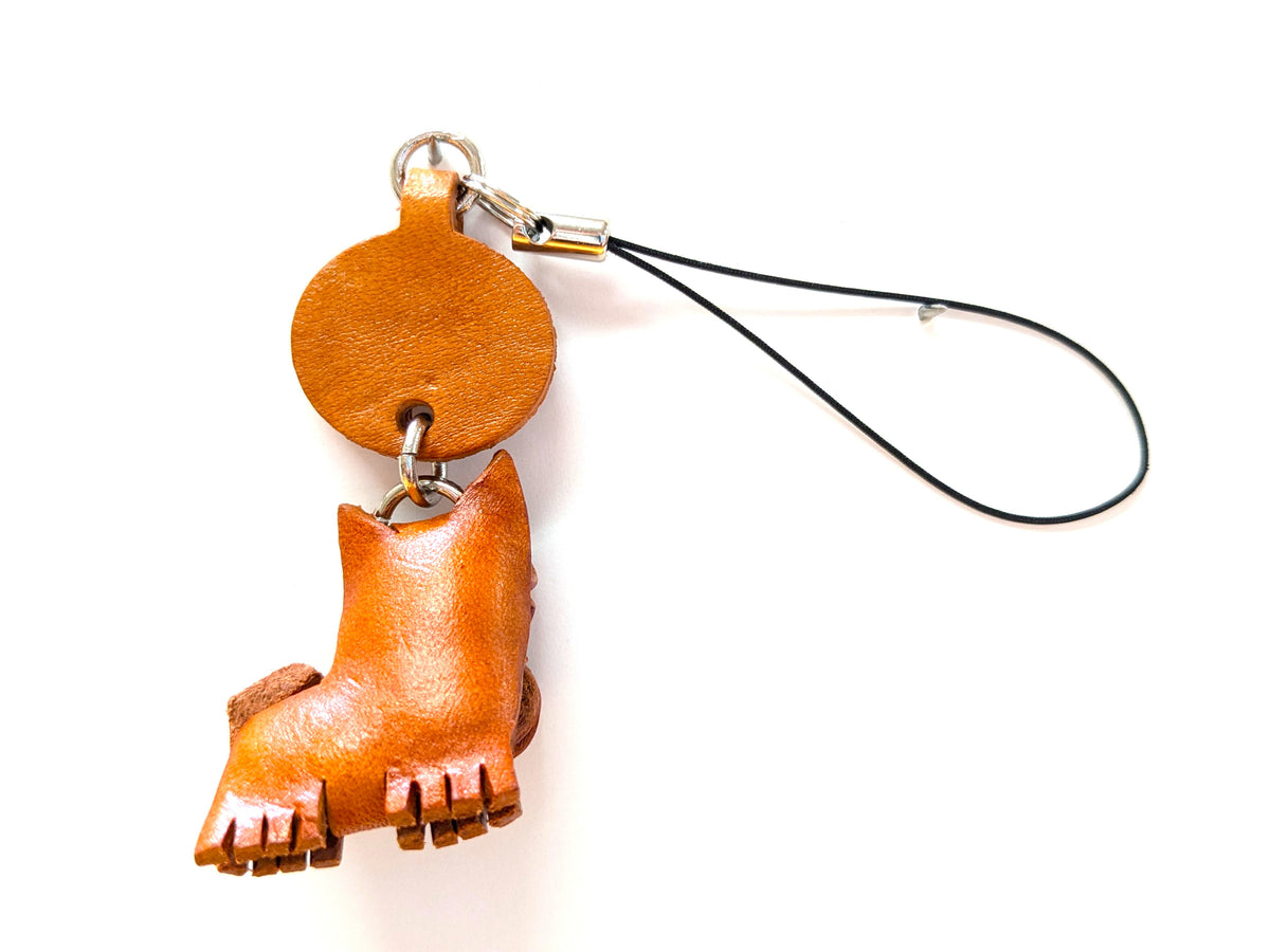 Cairn Terrier Leather Cellularphone Charm