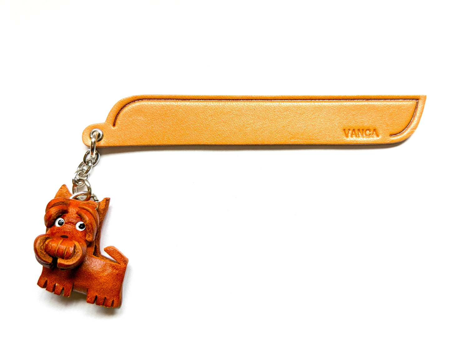 Cairn terrier Leather dog Charm Bookmarker